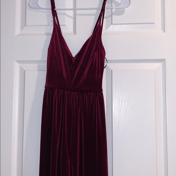 Urban Outfitters Pants - Urban Outfitters Size XS Velvet wide-leg jumpsuit.